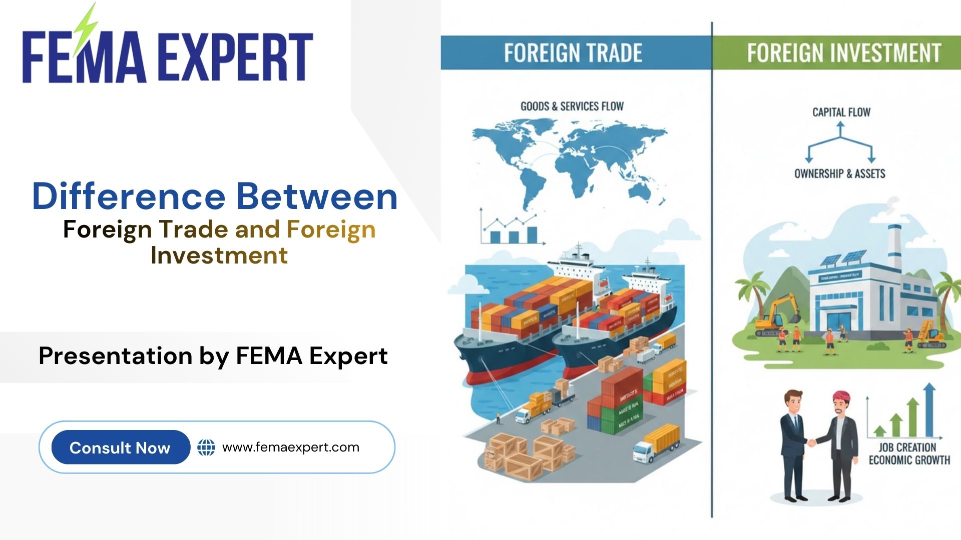 Difference Between Foreign Trade and Foreign Investment (Complete Guide)