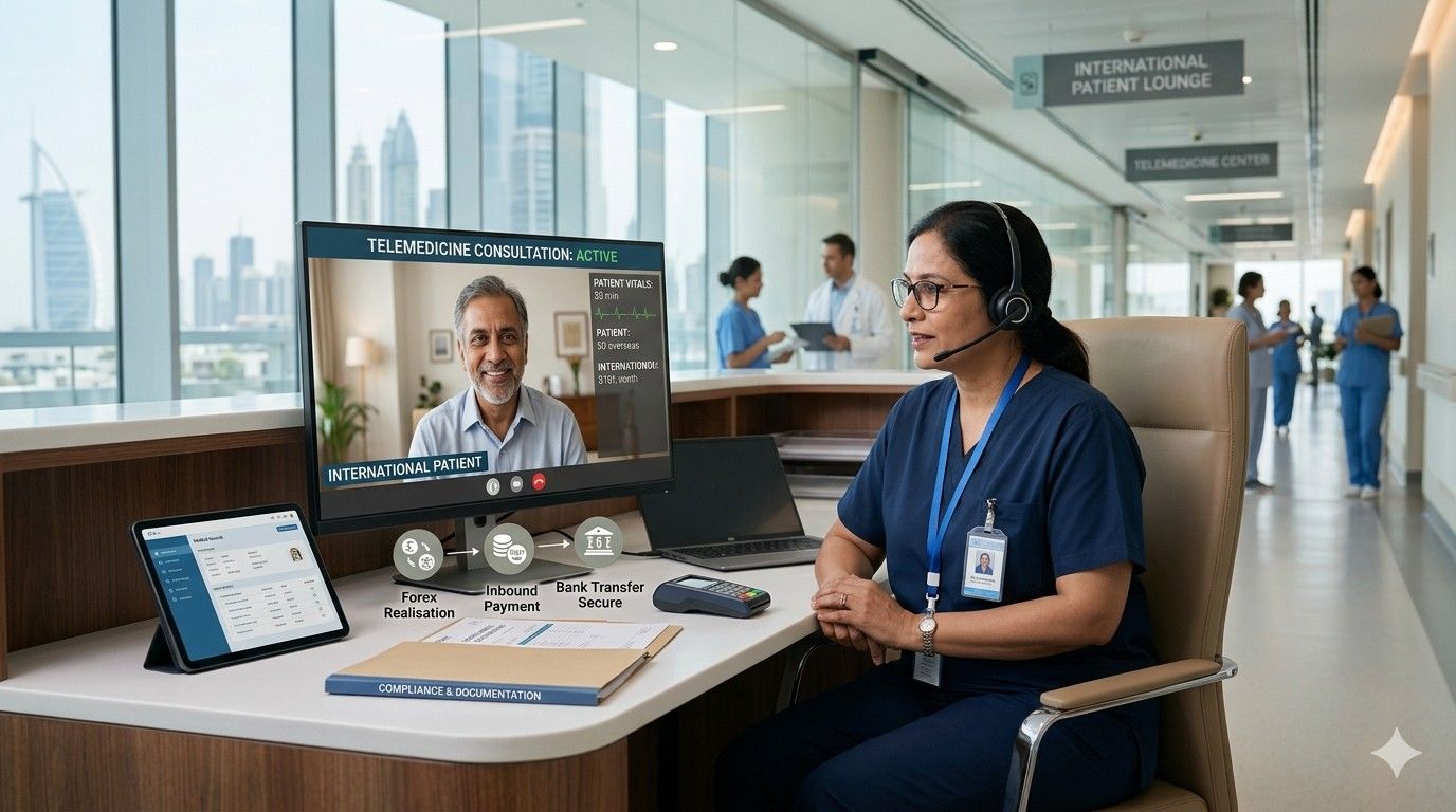 Healthcare, Telemedicine and Medical Value Travel – Forex Realisation and Inbound Payment Compliance