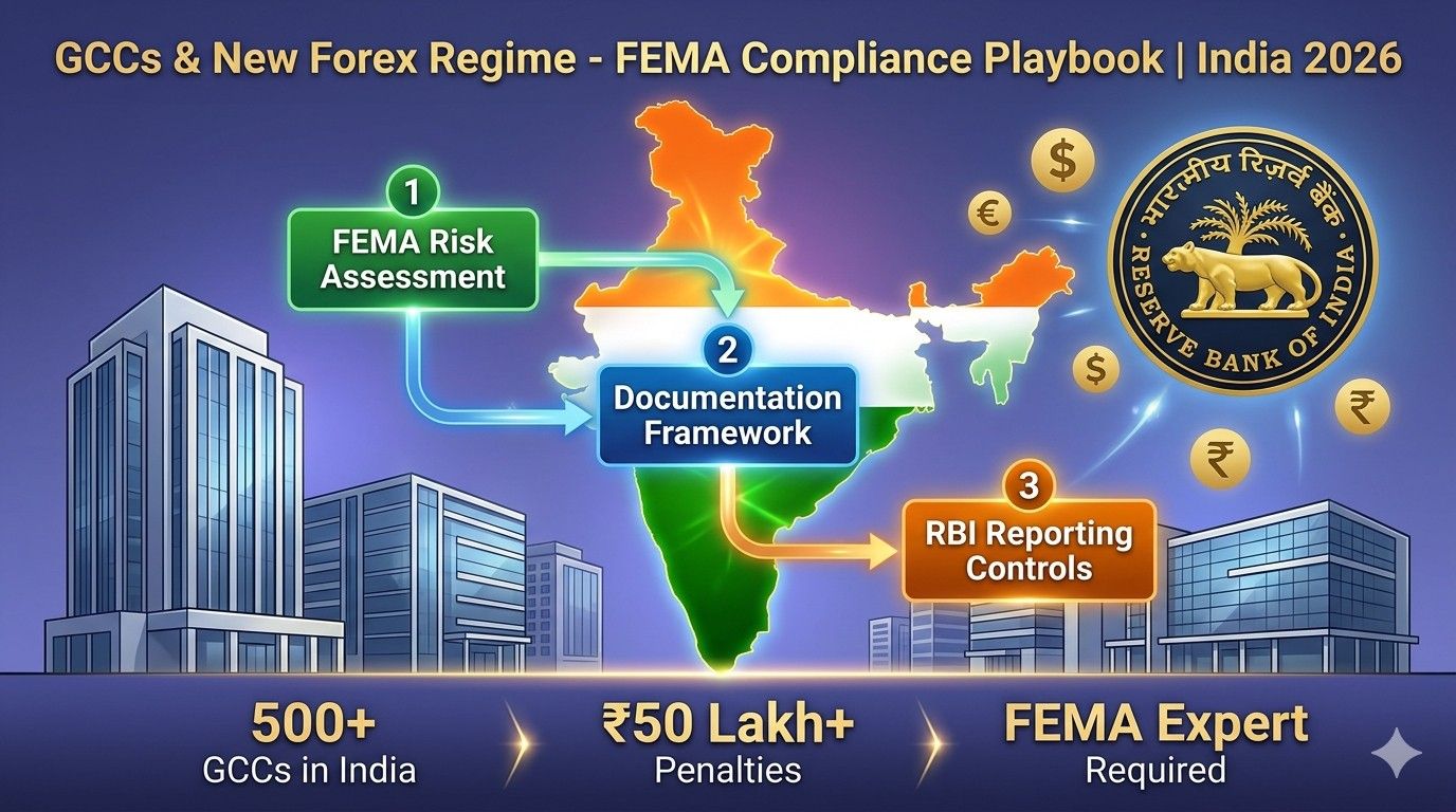 Global Capability Centres Global Capability Centres India, GCCs FEMA compliance, GCC forex regulations, FEMA compliance India, RBI reporting GCCs