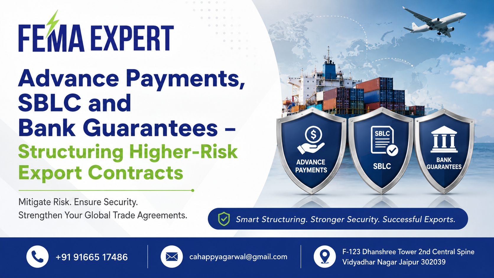 Advance Payments, SBLC and Bank Guarantees – Structuring Higher-Risk Export Contracts